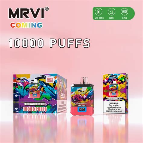 2023 New Arrival Original Mrvi 10000 Puffs Disposable Vape Rechargeable