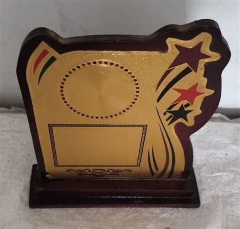 Golden Star Momento Award Trophy At Rs 270 Wooden Trophy In Moradabad