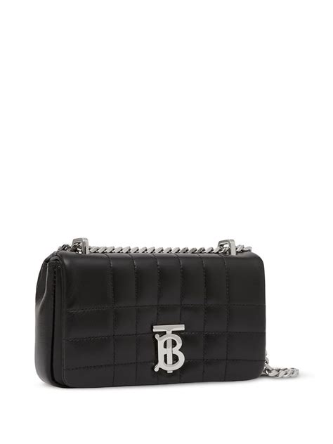 Burberry Quilted Leather Mini Lola Bag Black Farfetch