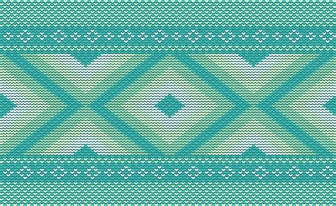 Premium Vector Knitted Ethnic Pattern Vector Cross Stitch Nordic