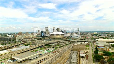 Epic New Orleans Skyline Aerial Drone Vi Stock Video Pond5 New