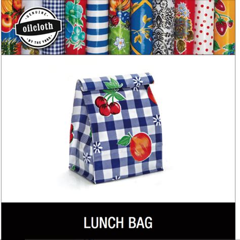 Reuseable Lunch Bag Made From Oil Cloth How Cute Are These Different