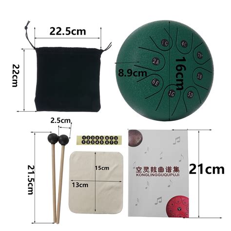 Inch Mini Drum Tone Staal Tong Drum Percussie Grandado