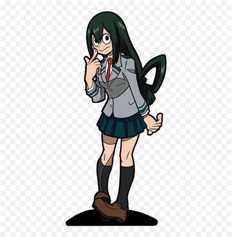 Tsuyu Asui Anime Pin Png My Hero Academia Transparent Free