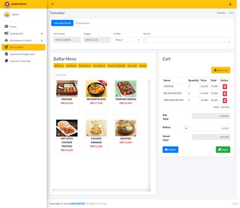 Sistem POS Kasir Terbaik Untuk Restaurant Cafe Dan Bakery Simple