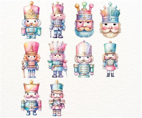 Watercolor Nutcracker Clipart Cute Nutcracker Png Funny Nutcracker