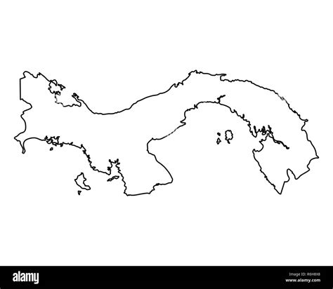 Mappa Di Panama Foto E Immagini Stock In Bianco E Nero Alamy