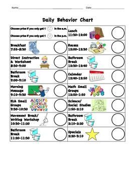 Behavior Chart | Behaviour chart, Preschool behavior, Behavior