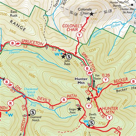 Catskill Mountain Region Map