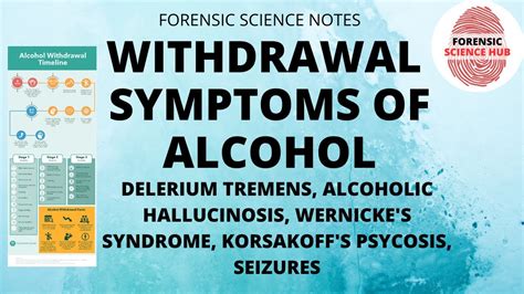 Withdrawal symptoms of alcohol | Delerium tremens | Alcoholic ...