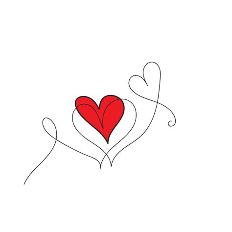 premium vector love shape illustration pack