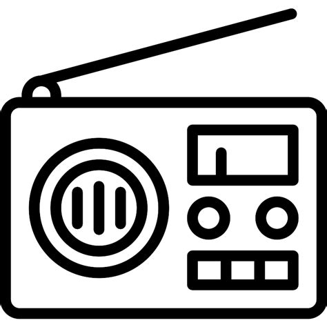 Radio Vector SVG Icon SVG Repo