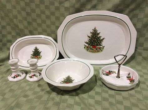 Pfaltzgraff Christmas Heritage Stoneware Serving Pieces 5 To Etsy