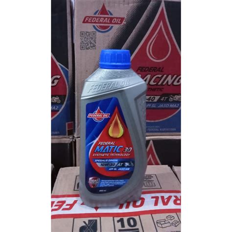 Jual Oli Motor Matic Federal Spesialis Dingin 800ml Eco Maxx 0 8Ltr SAE