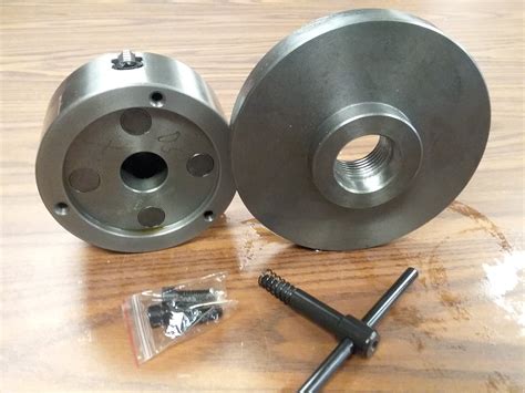 5 4 Jaw Lathe Chuck Independent Jaws W 1 1 2 8 Semi Finished Adapte Cme Tools