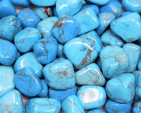 Blue Howlite Tumbled Stones Choose Ounces Or Lb Bulk Wholesale Lots