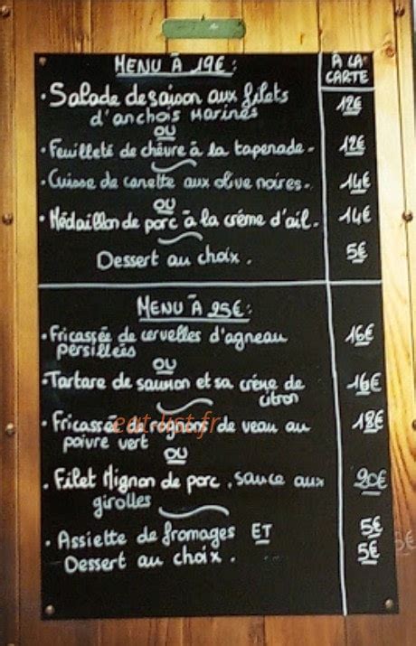 Le Provençal à Sault menu et photos