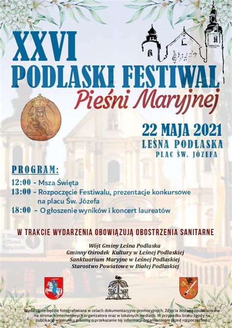 XXVI Podlaski Festiwal Pieśni Maryjnej zaproszenie RadioBiper