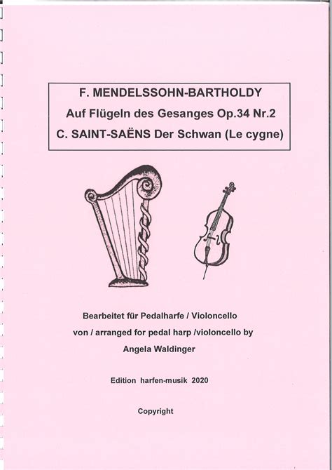 Mendelssohn Bartholdy F Auf Flügeln des Gesanges Op 34 Nr 2 Glissando