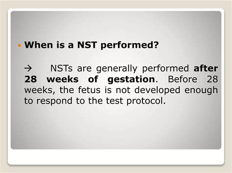 Fetal Non Stress Test Ppt