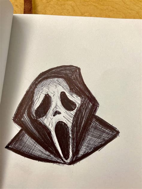 Ghostface sketch by the1degenerate-gman on DeviantArt