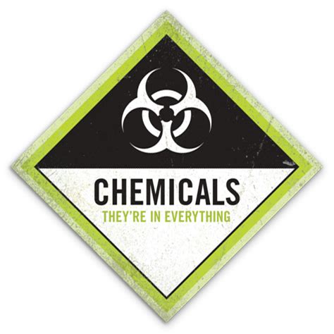 Chemicals Theyre In Everything Sticker 4 Square Wondermark Brand