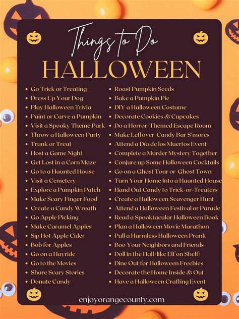 50 Halloween Activities & Fun Things to Do | Enjoy OC