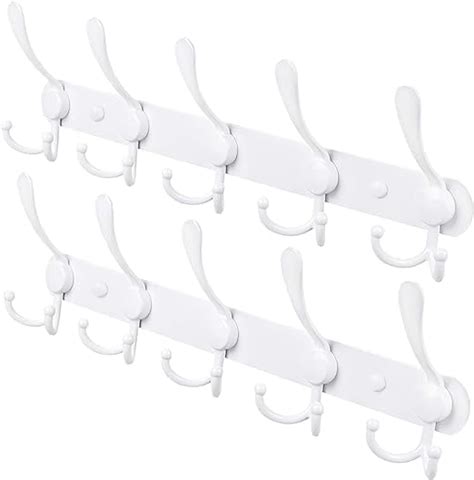 Glazievault Coat Racks For Wall Stainless Steel Coat Hooks Pack