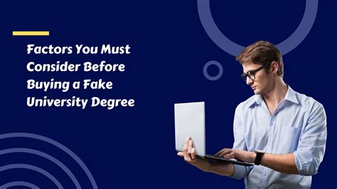 Factors You Must Consider Before Buying A Fake University Degree