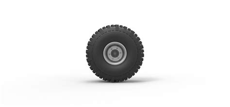 Diecast Wheel From Wheel Standing Mega Truck Scale 1 To 25 Model - TurboSquid 2217753