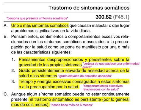 Trastorno De S Ntomas Som Ticos F Psiquiatr A Madrid