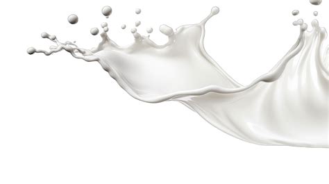 AI generated Milk splash isolated on transparent background, 35754832 PNG