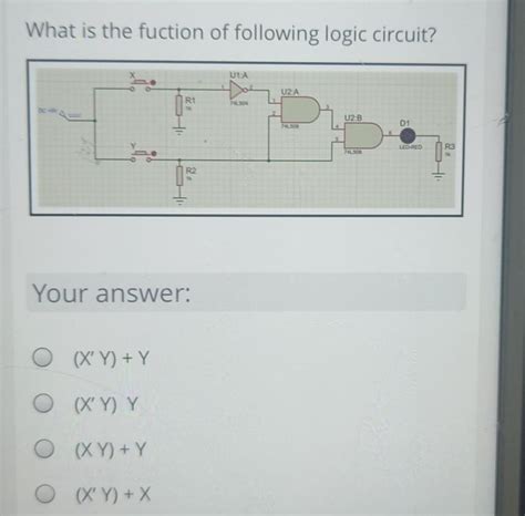 Solved What Is The Fuction Of Following Logic Circuit Ula Chegg