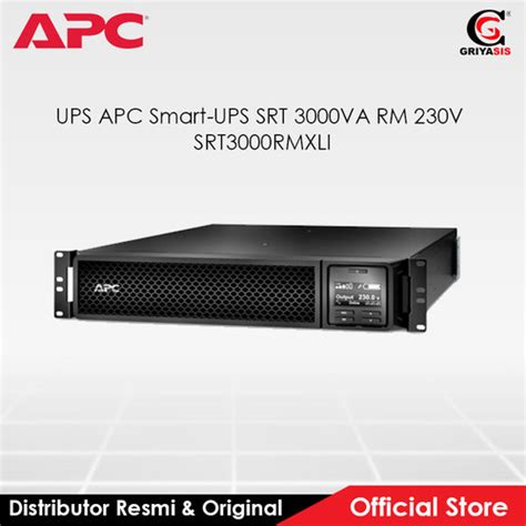 Jual UPS APC Smart UPS SRT 3000VA RM 230V SRT3000RMXLI Jakarta Pusat