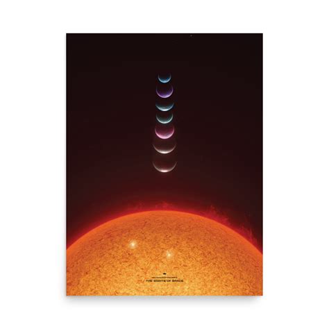 Trappist-1 System Posters (Multiple Variants) – The Sheep Shop