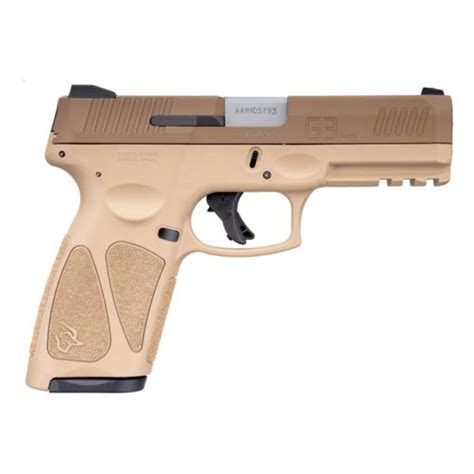 Pistola Taurus G3 Edição Limitada TAN Cerakote Calibre 9mm TORO na Arma