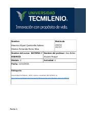 Actividad 4 Leyes de newton docx Nombre Matrícula Mauricio Elyant