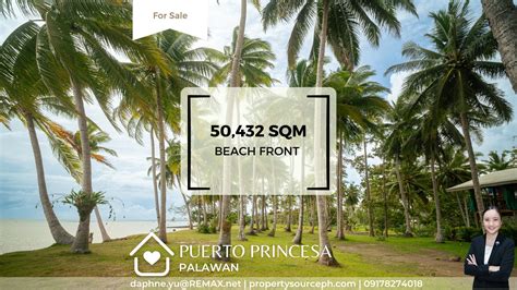 Puerto Princesa Palawan Beach Front Lot For Sale With Beach Front