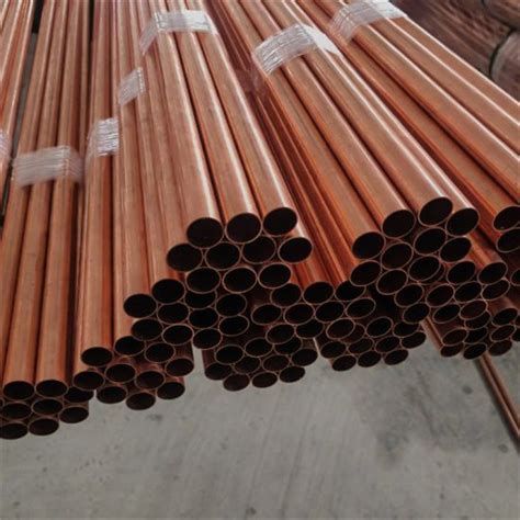 Straight Astm C10100 C10200 Copper Pipe Tubes For Air Conditioner High