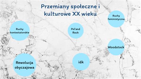 Przemiany Spo Eczne I Kulturowe W Drugiej Po Owie Xx Wieku By Kinga