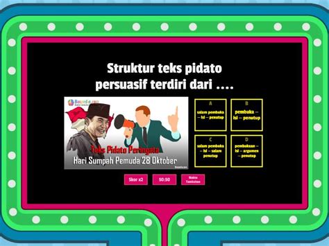 Kuis Teks Pidato Gameshow Quiz