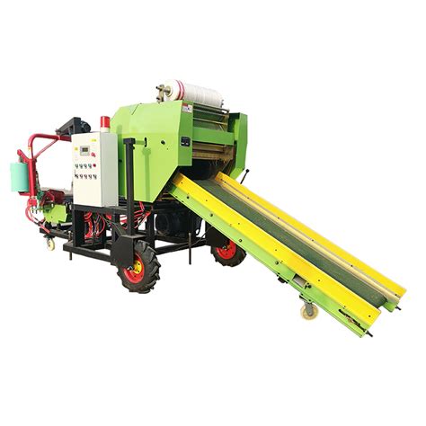 Kg Hot Sale Automatic Corn Silage Round Baler And Wrapper Machine