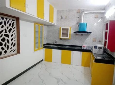 Modern Pvc Modular Kitchen Cupboards At Rs 250 Square Feet In