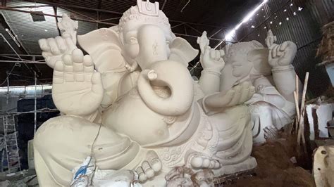 Badangpet Ganesh Making Biggest Ganesh Idol At Dhoolpet