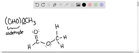 SOLVED Draw the Lewis structure of CHO OCHâƒ and then choose the