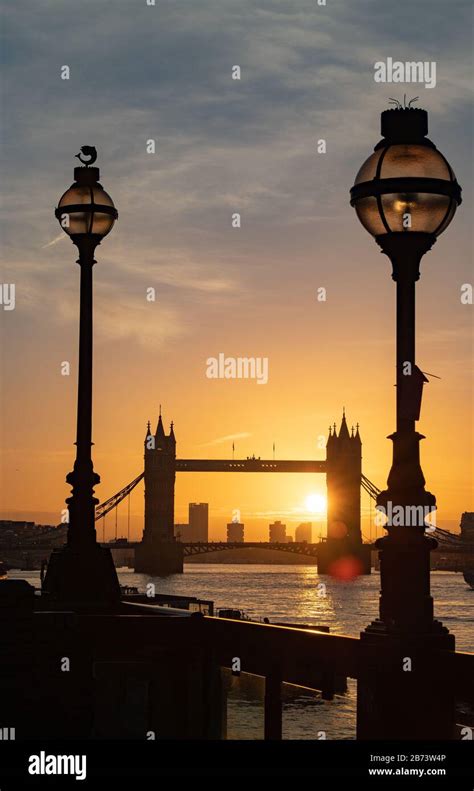 Sunrise of Tower Bridge, London Stock Photo - Alamy