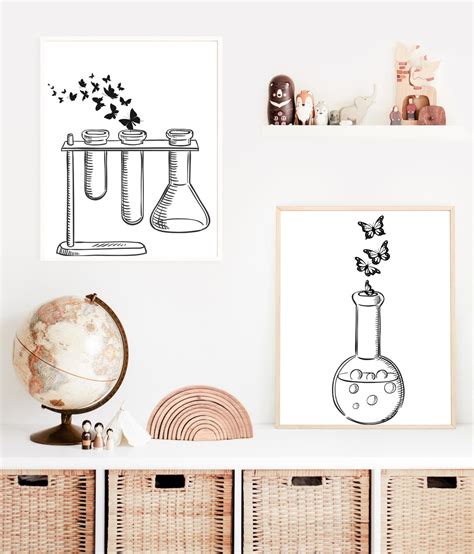 Science CLASSROOM Decorations Science Class Gallery Wall Set - Etsy