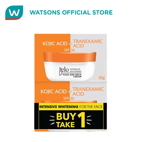 Belo Intensive Whitening Face And Neck Cream Spf30 50g Shopee Philippines