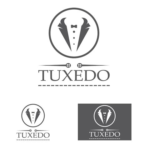 Premium Vector Tuxedo Icon And Logo For Menswear Design Template And