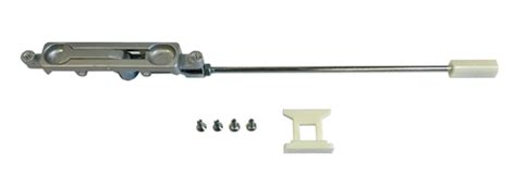 Hospital Icu Door Silver Flush Bolt Assembly With Guide For Horton